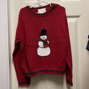 Strasburg - Vintage Snowman Sweater - 6/7